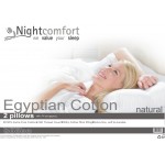 Pair of Nightcomfort Egyptian Cotton Pillows
